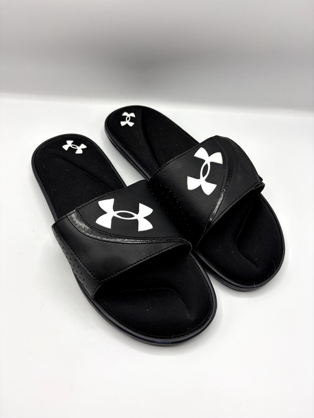 New Under Armour Men's/Unisex Black Slide Sandals